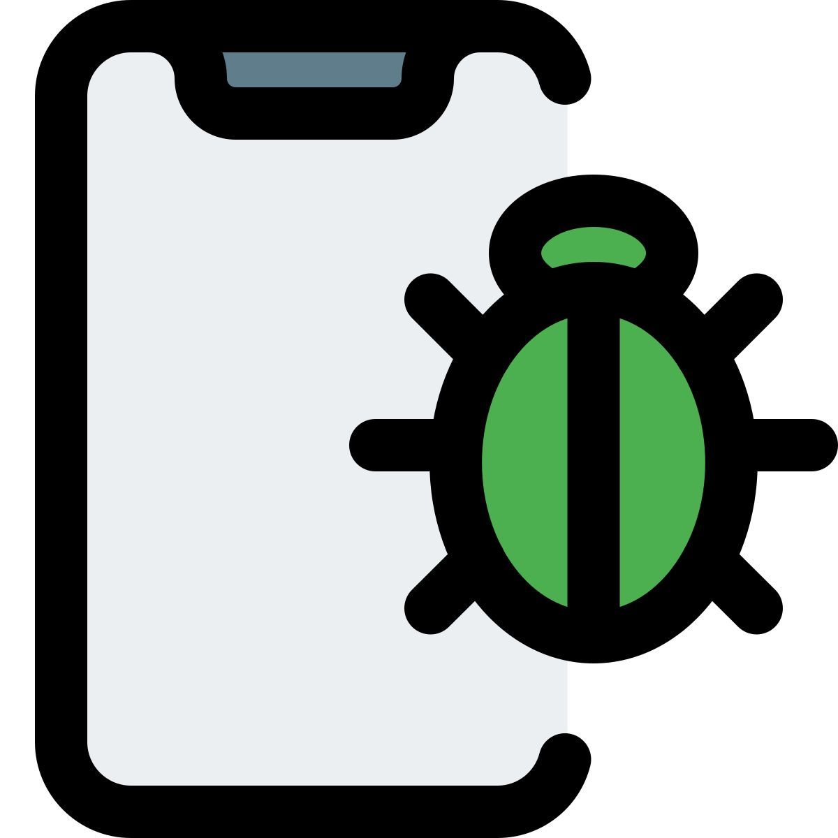 모바일 버그 icon