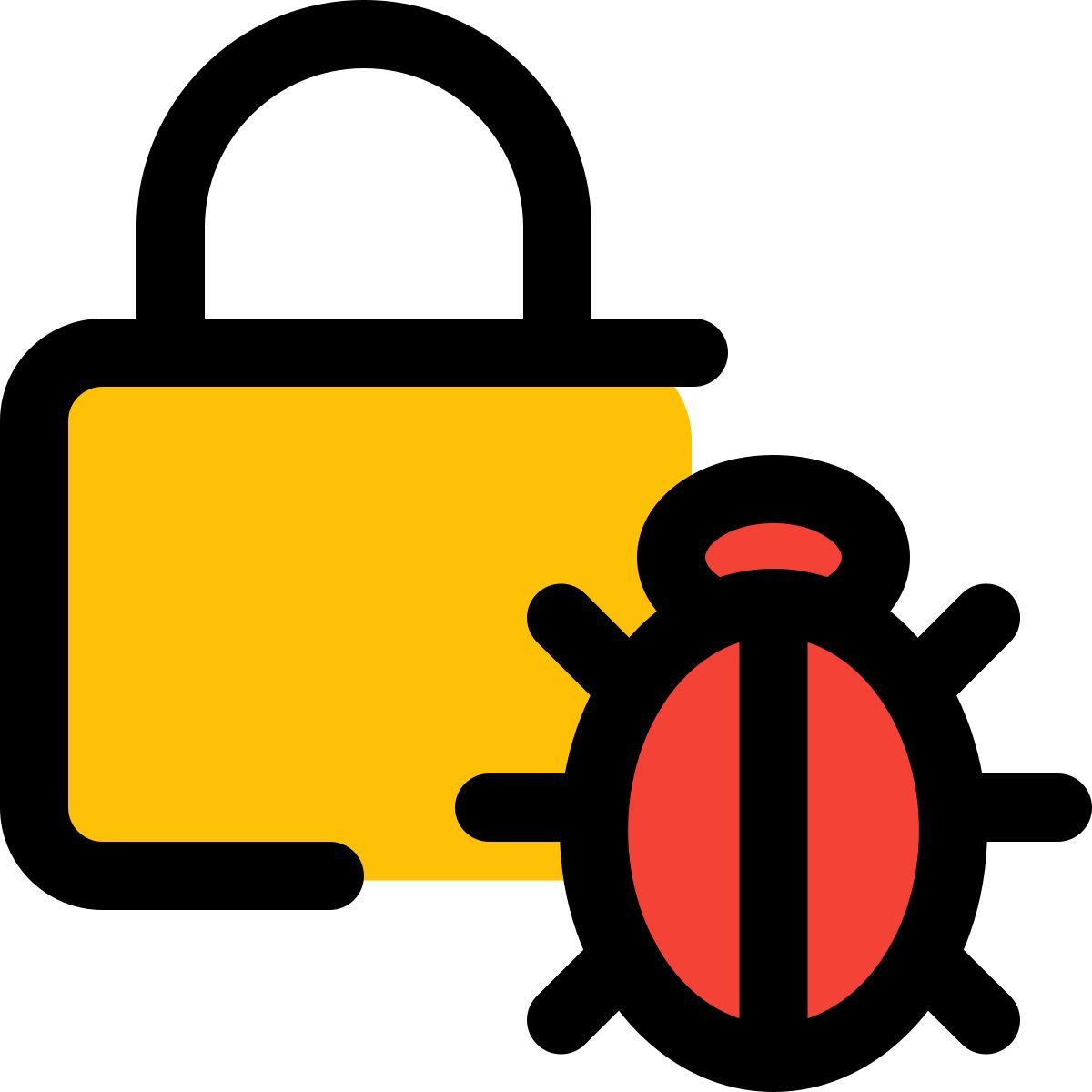 security bug icon