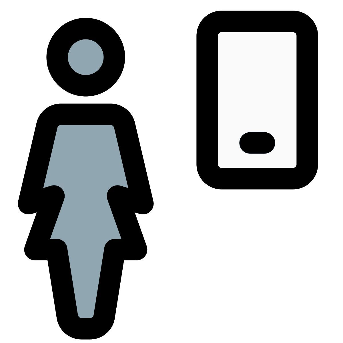 스마트폰 사용자 icon