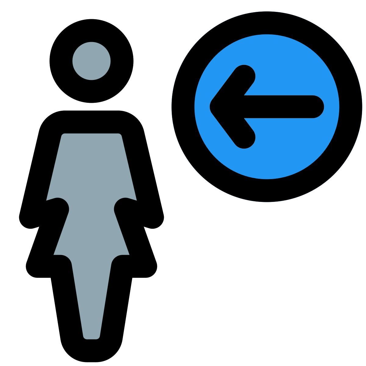 사용자 이동 icon