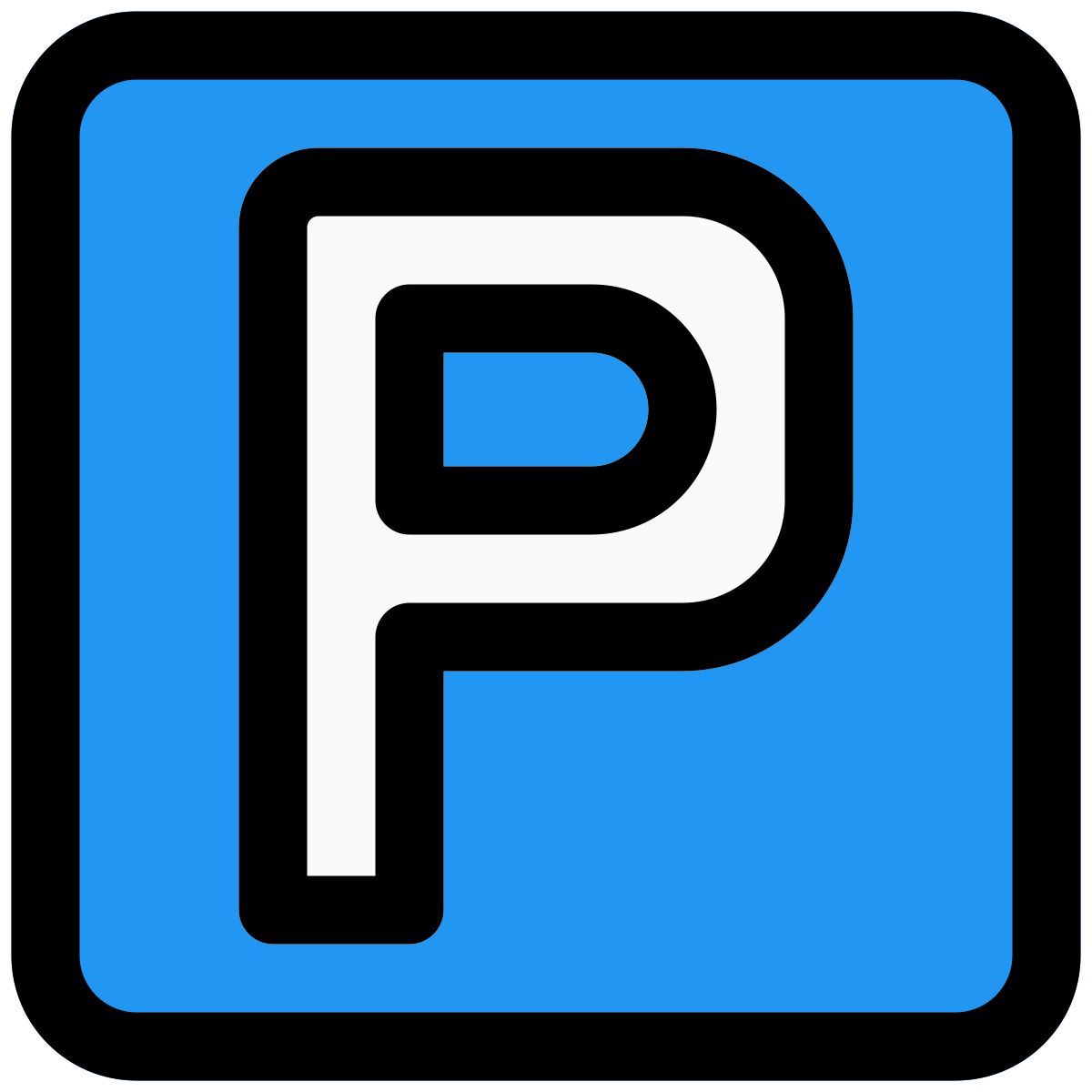 placa de estacionamento icon