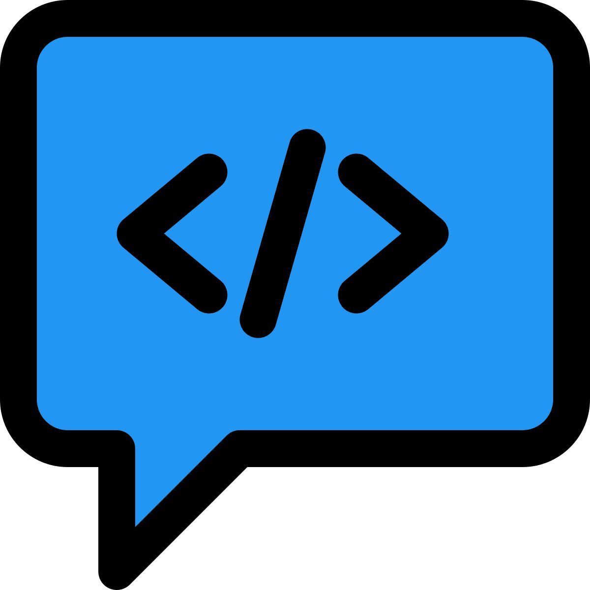 code discussion icon