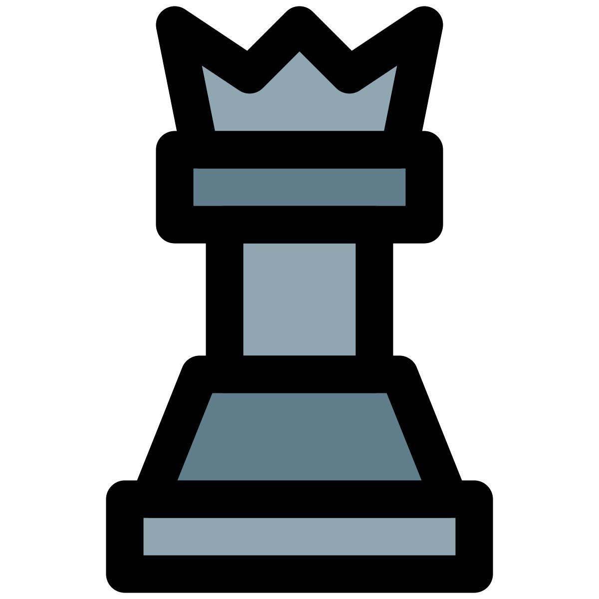 queen chess piece icon