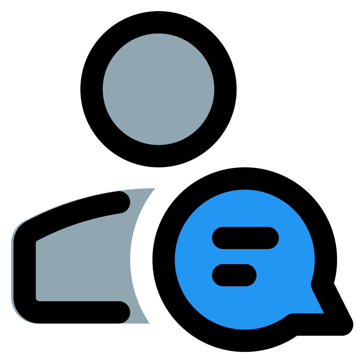 user message icon