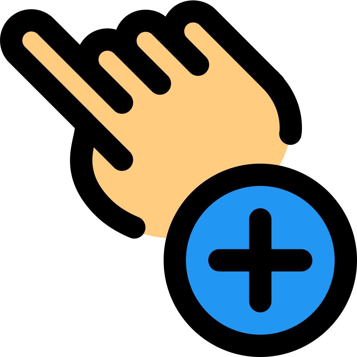 toque para agregar icon