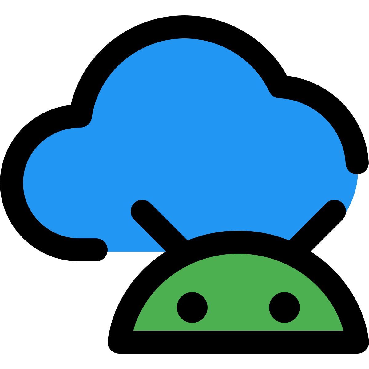 android cloud icon