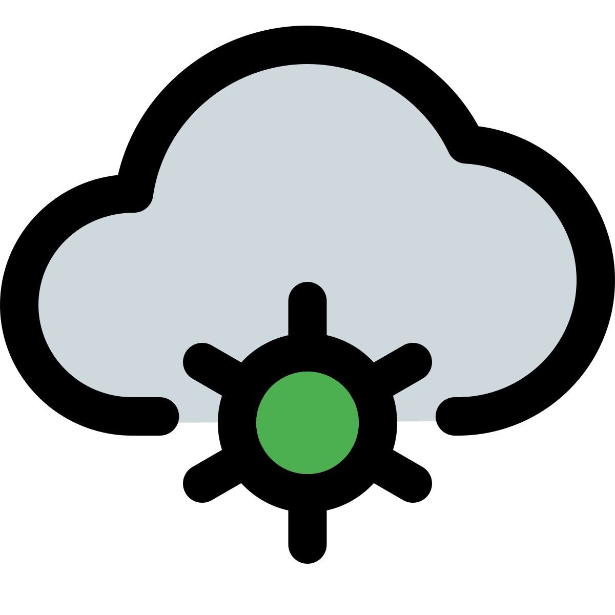cloud settings icon