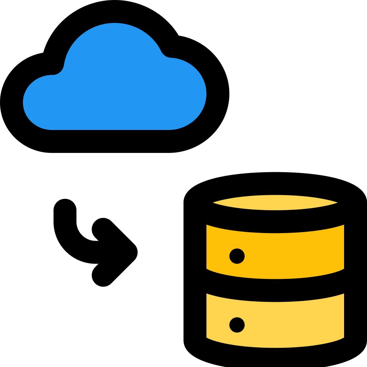 Base de datos en la nube icon