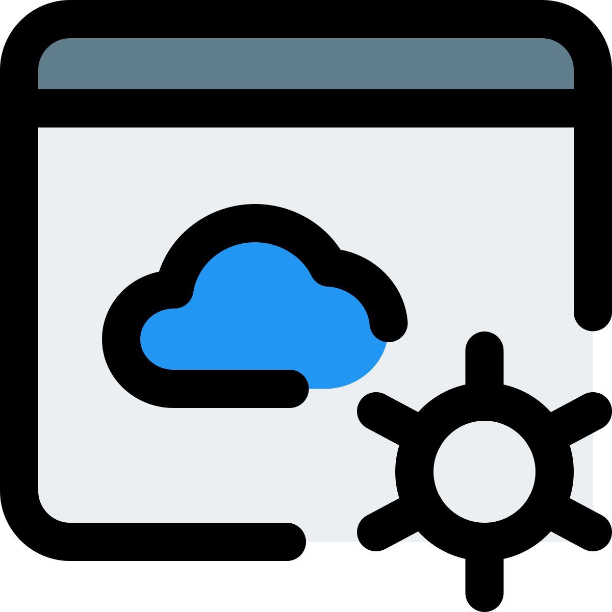 cloud server settings icon
