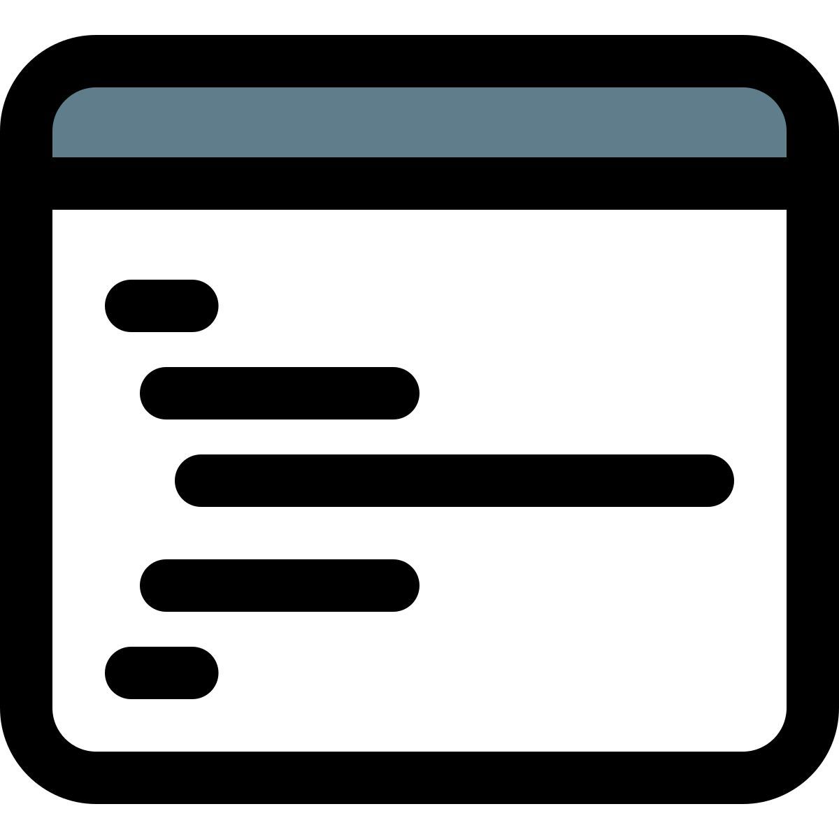 code lines icon