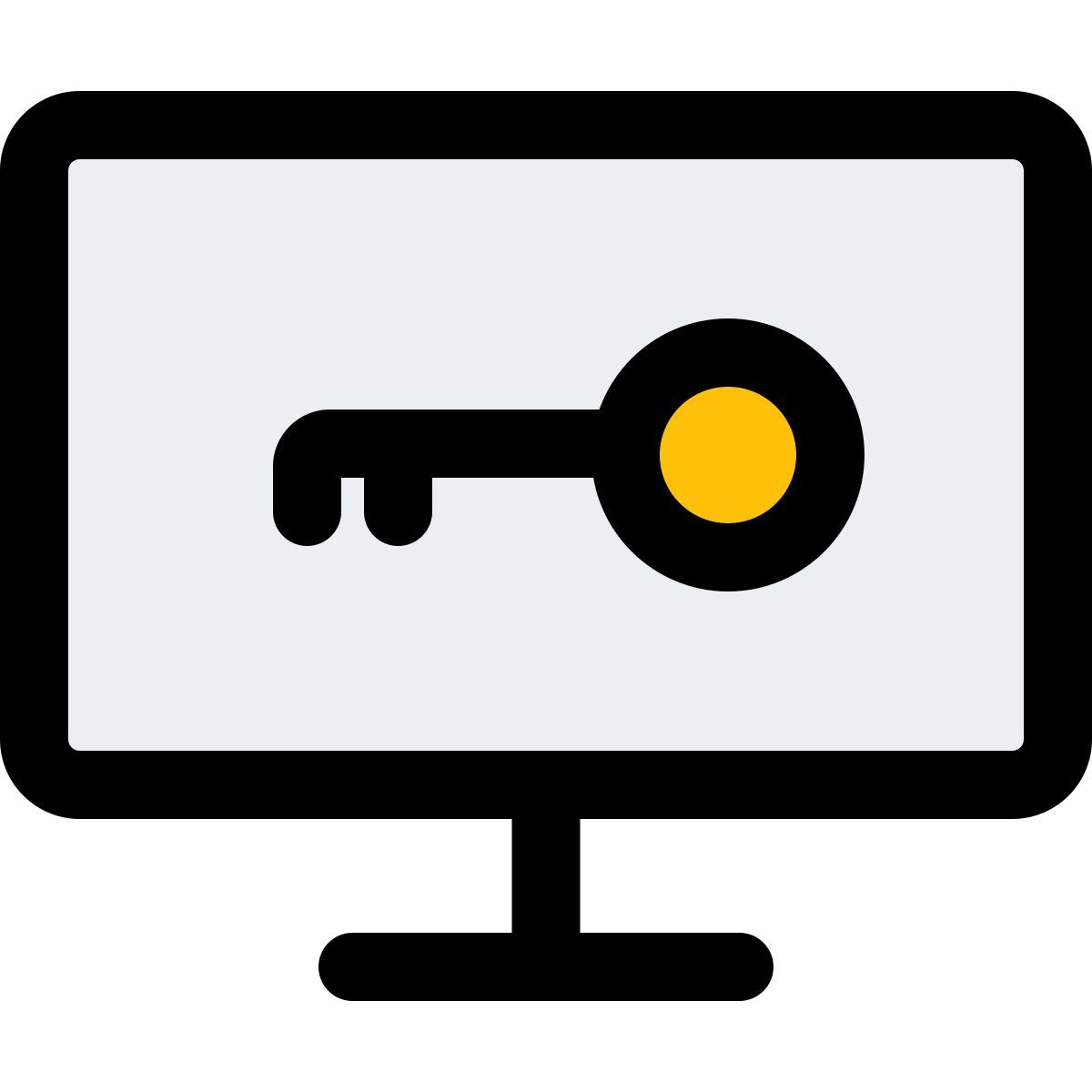 Computadora protegida icon