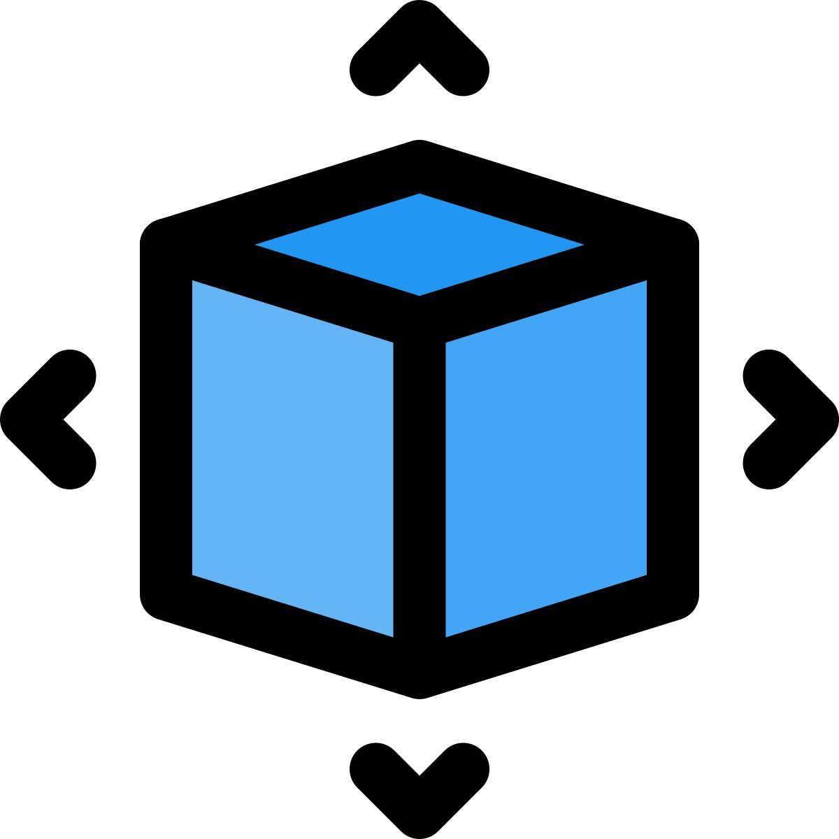 3d model direction icon