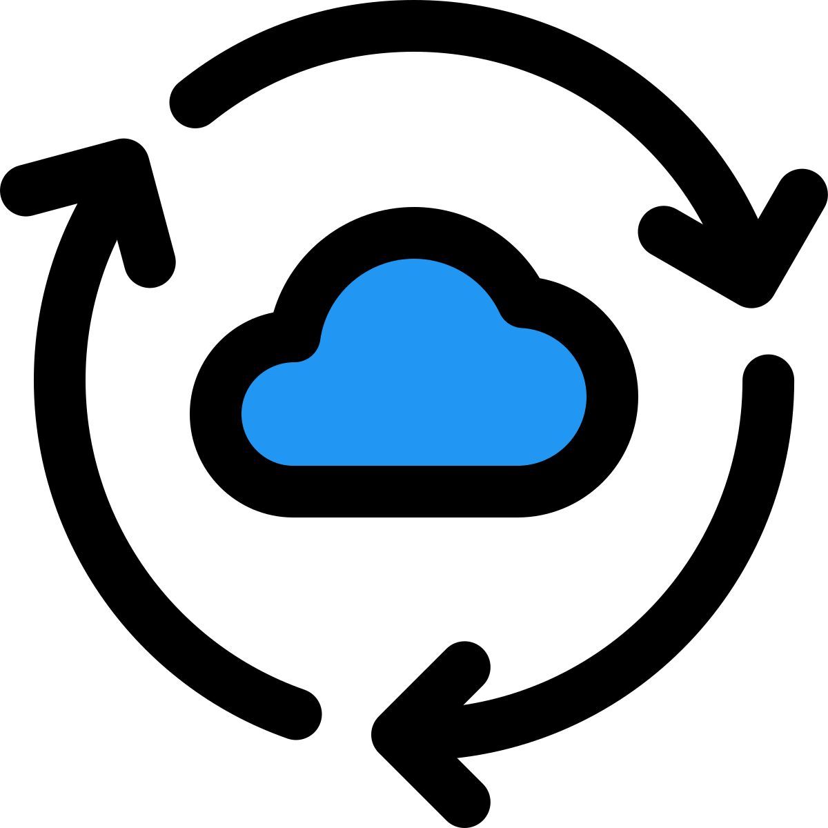 cloud synchronization icon