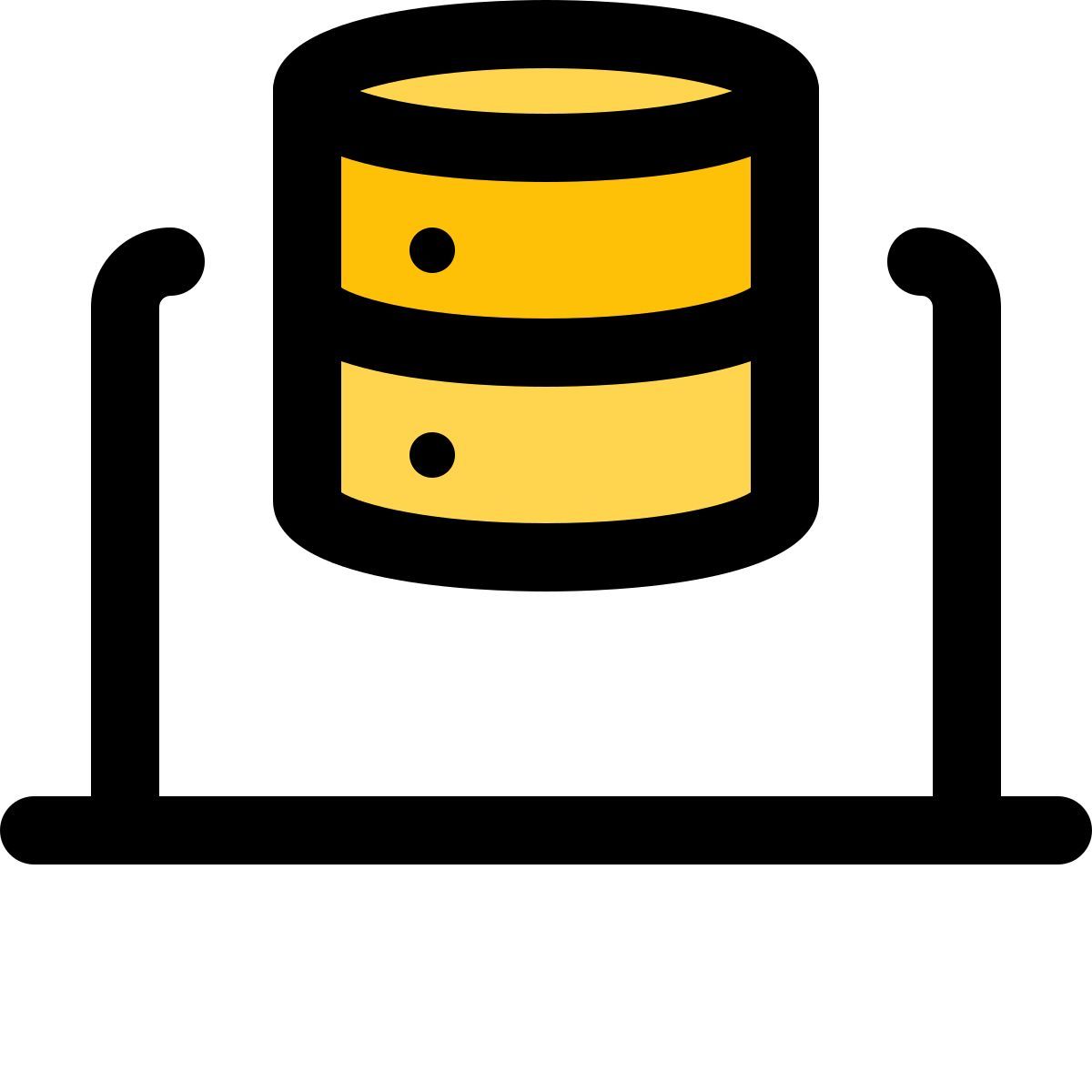 laptop database icon