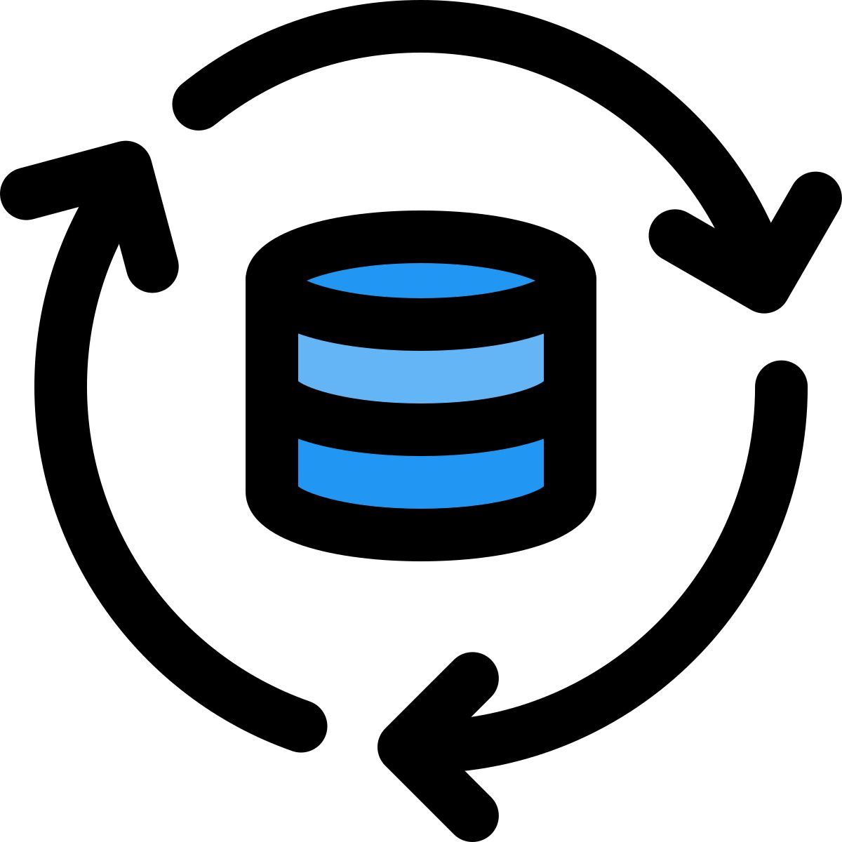 database synchronization icon