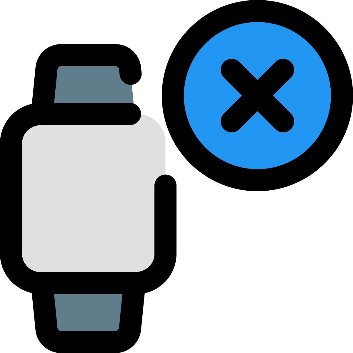 delete smartwatch app icon