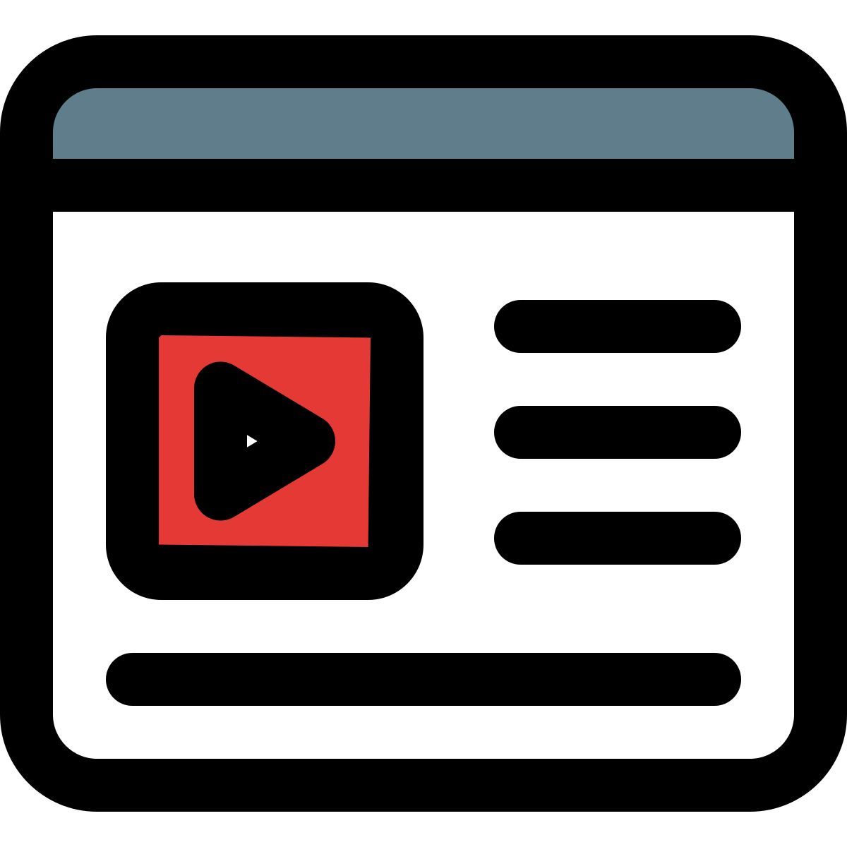 video description icon