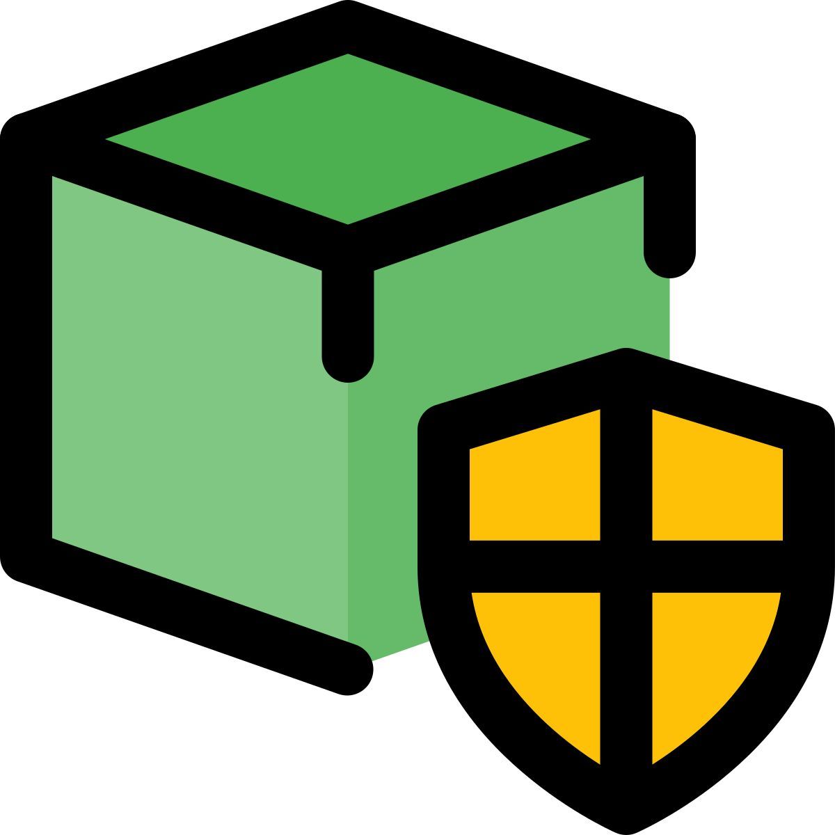 secure 3d design icon