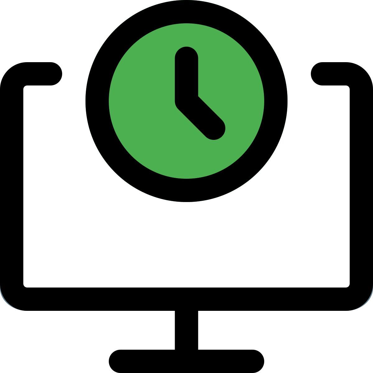 computer in standby mode icon