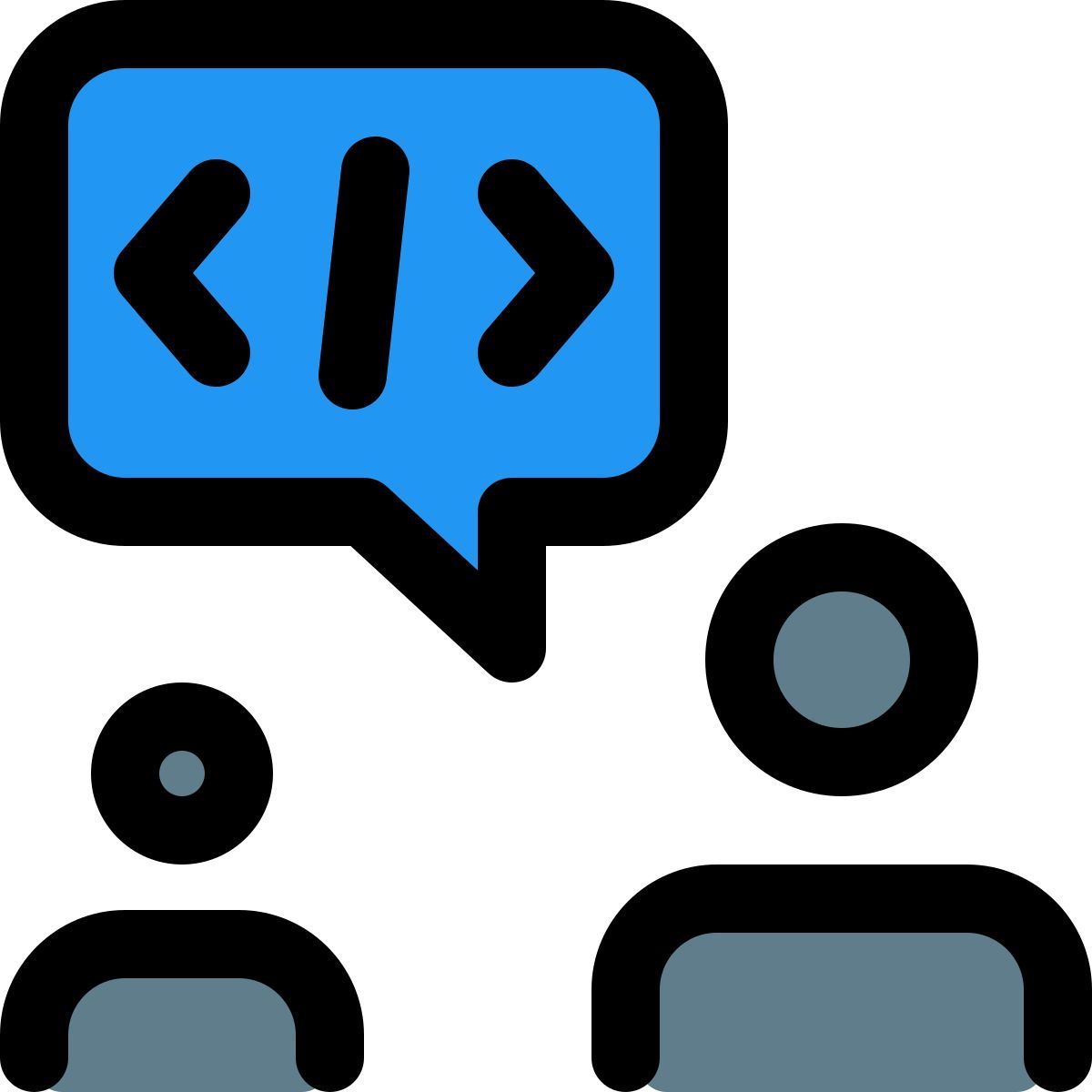 code discussion icon