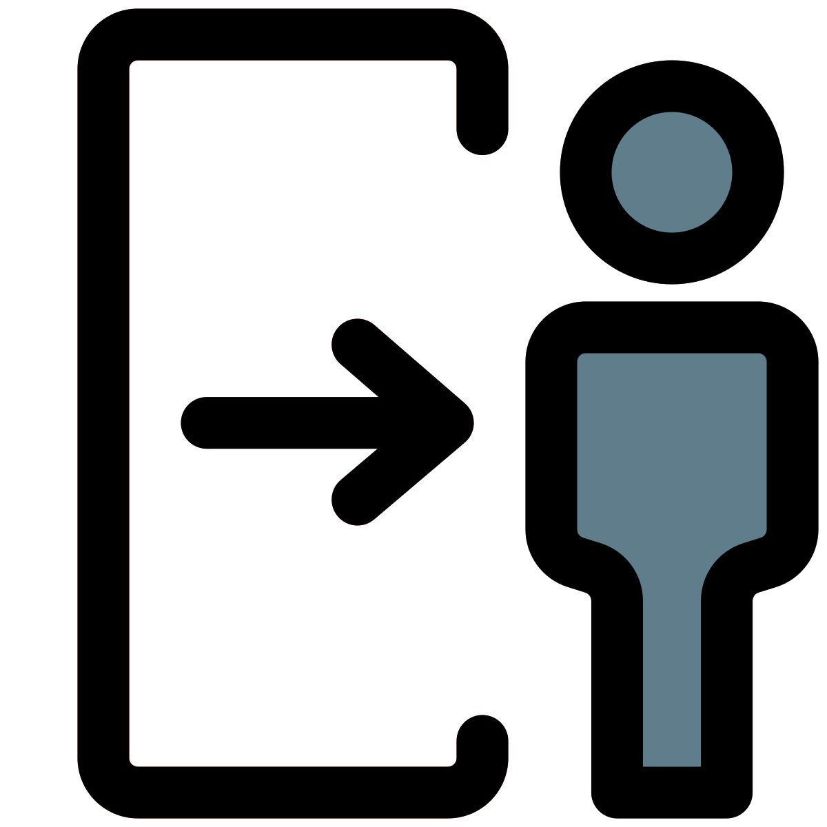 sortie des passagers icon