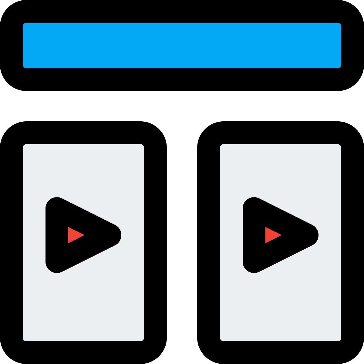 comparaison vidéo icon