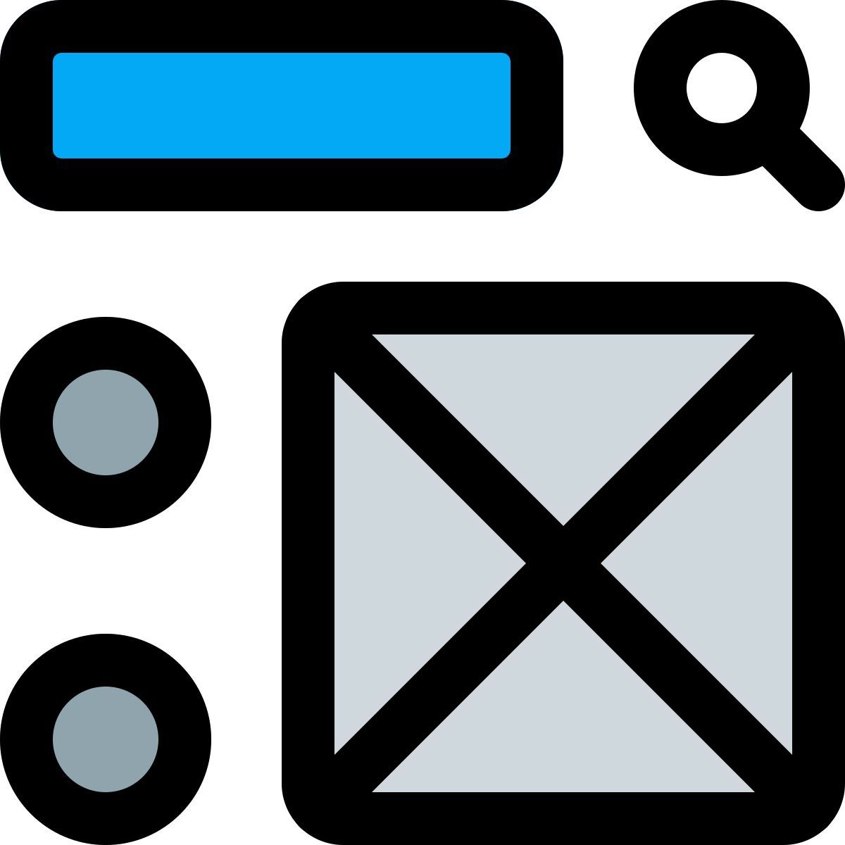 Layout de design da Web icon