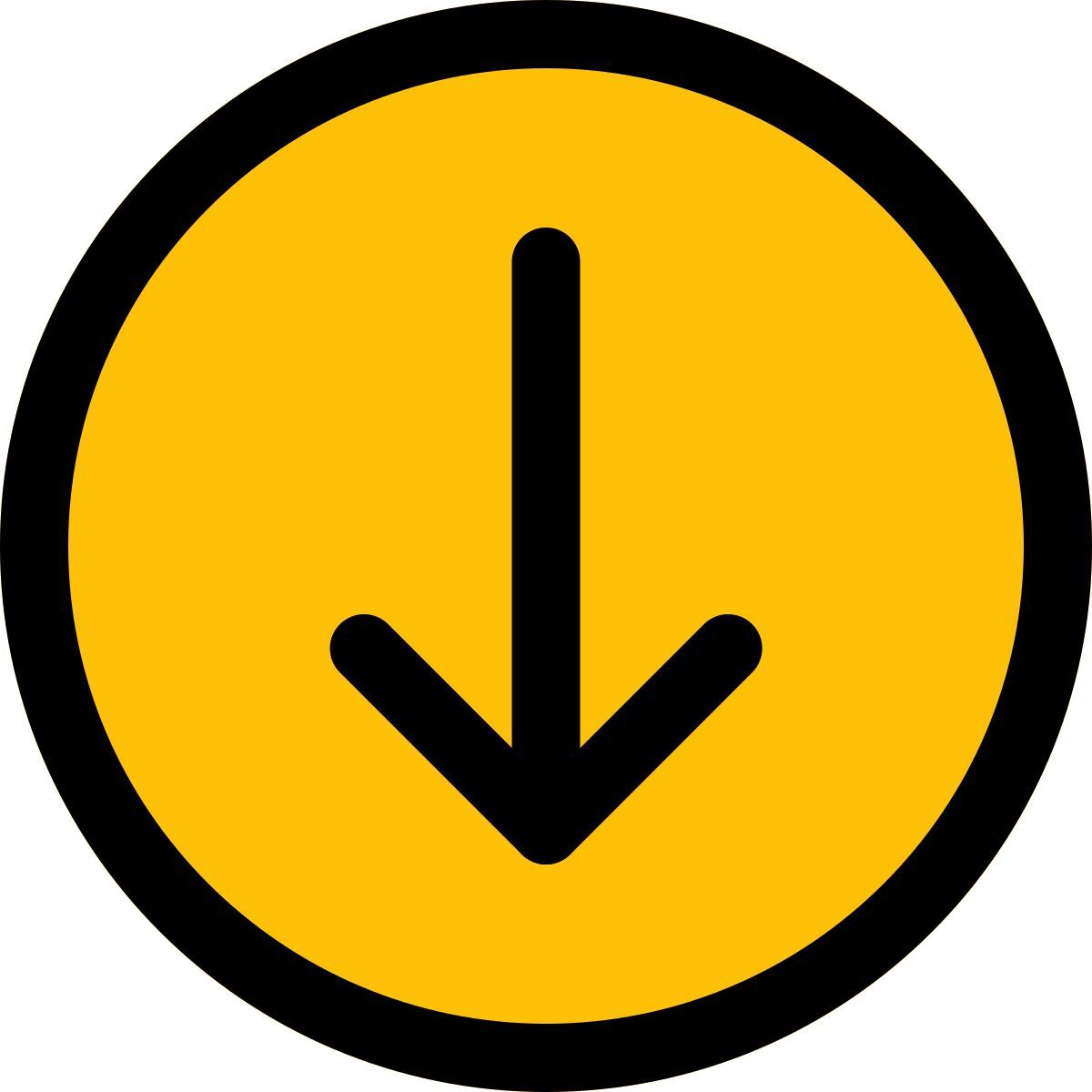 down arrow icon