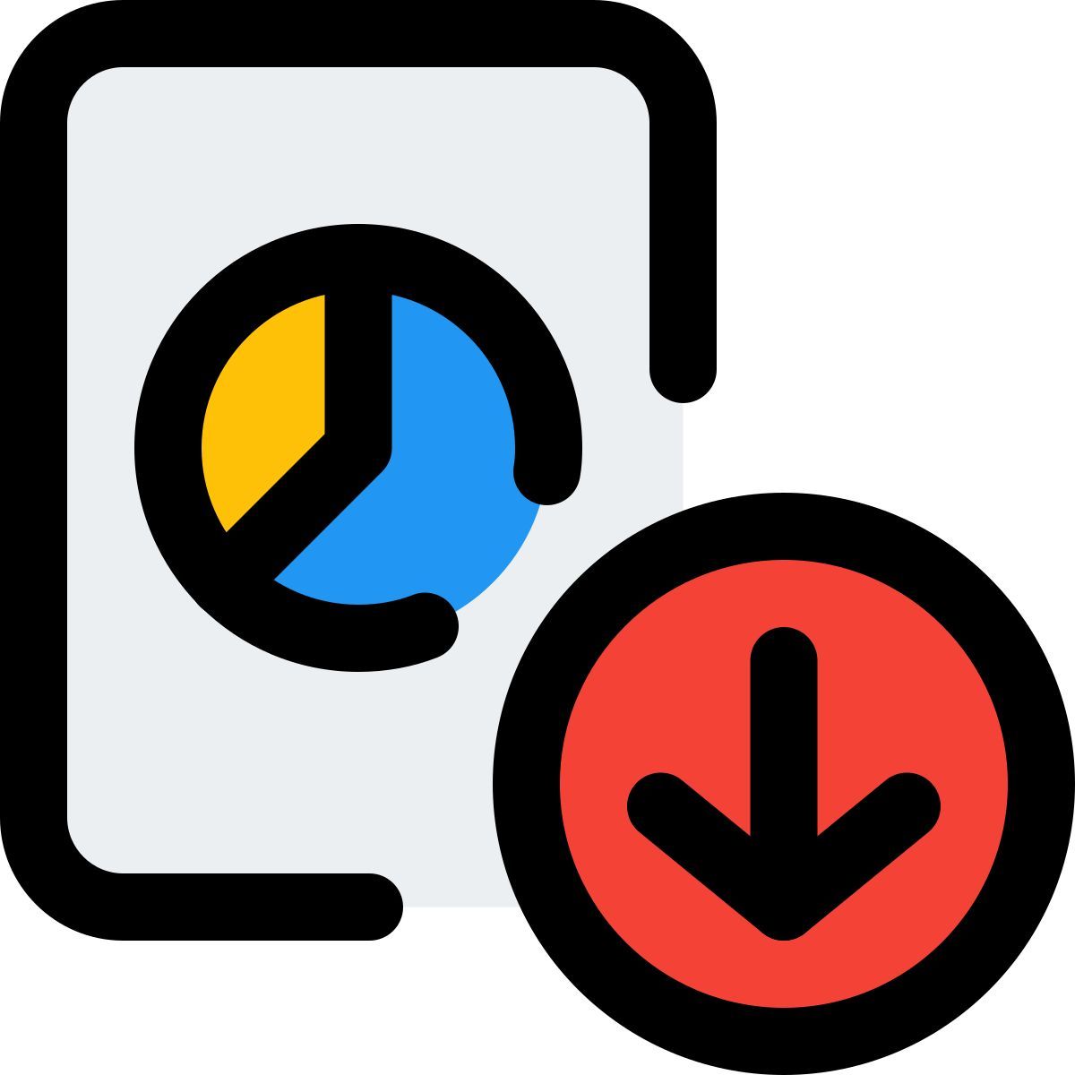 descargar gráfico circular icon