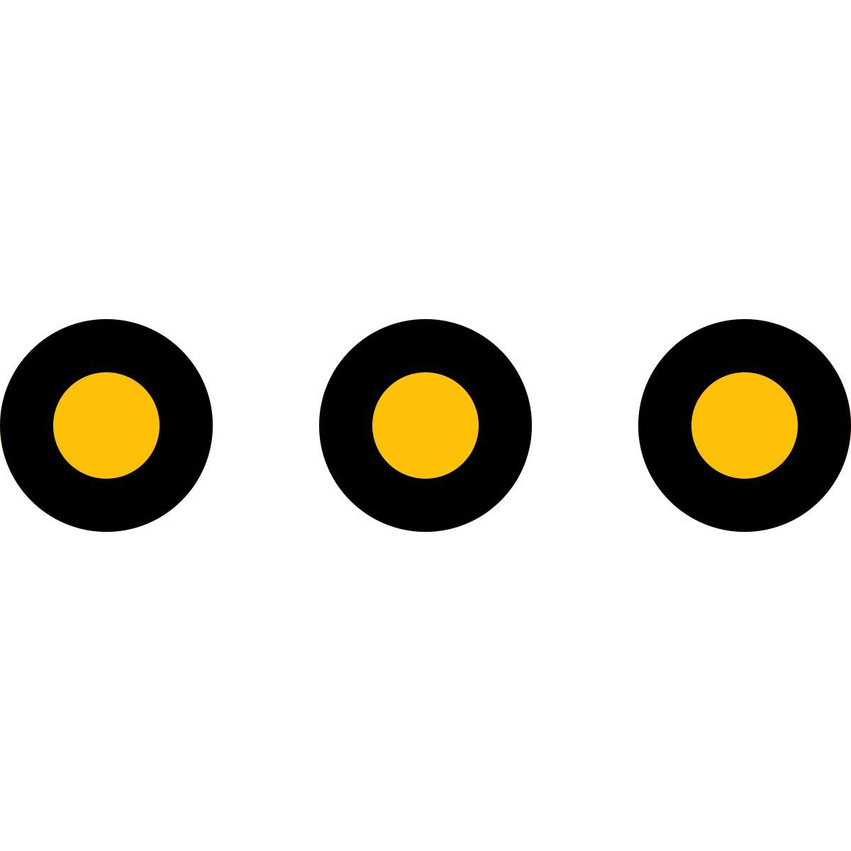 menú horizontal icon