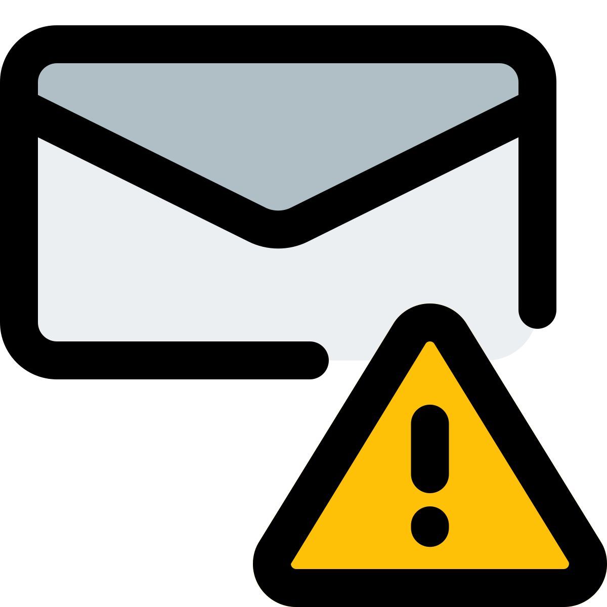 messaggio di avviso via e mail icon
