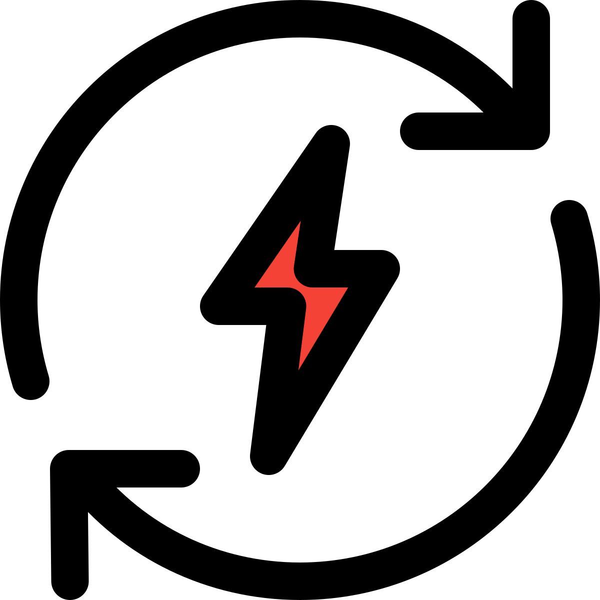 icona trasferimento di energia