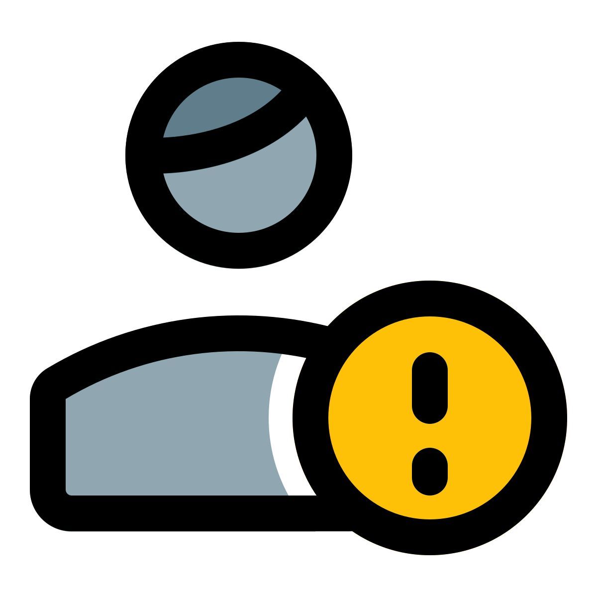 user caution icon