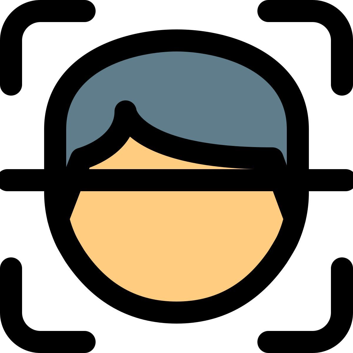 face scanning icon