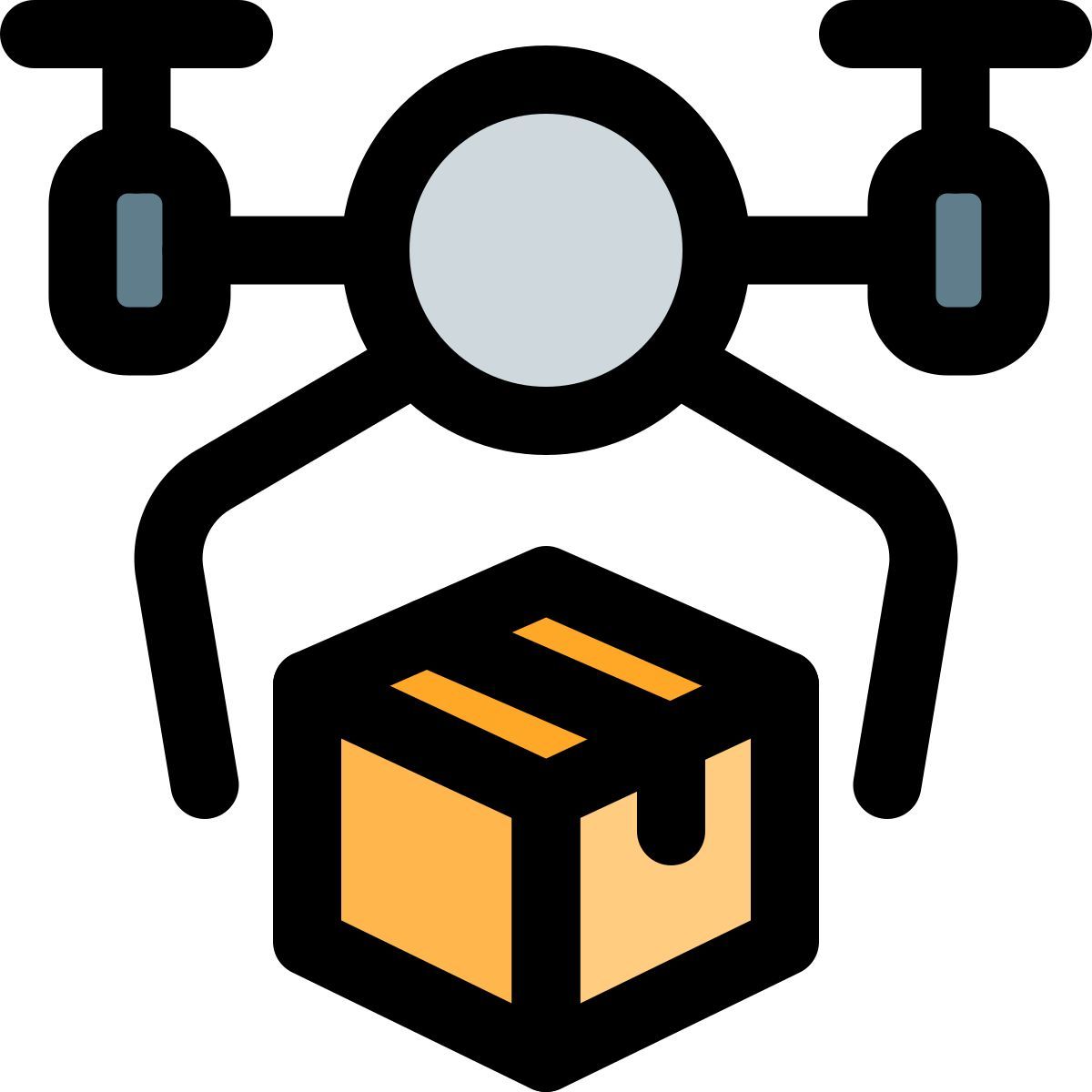 drone delivery icon