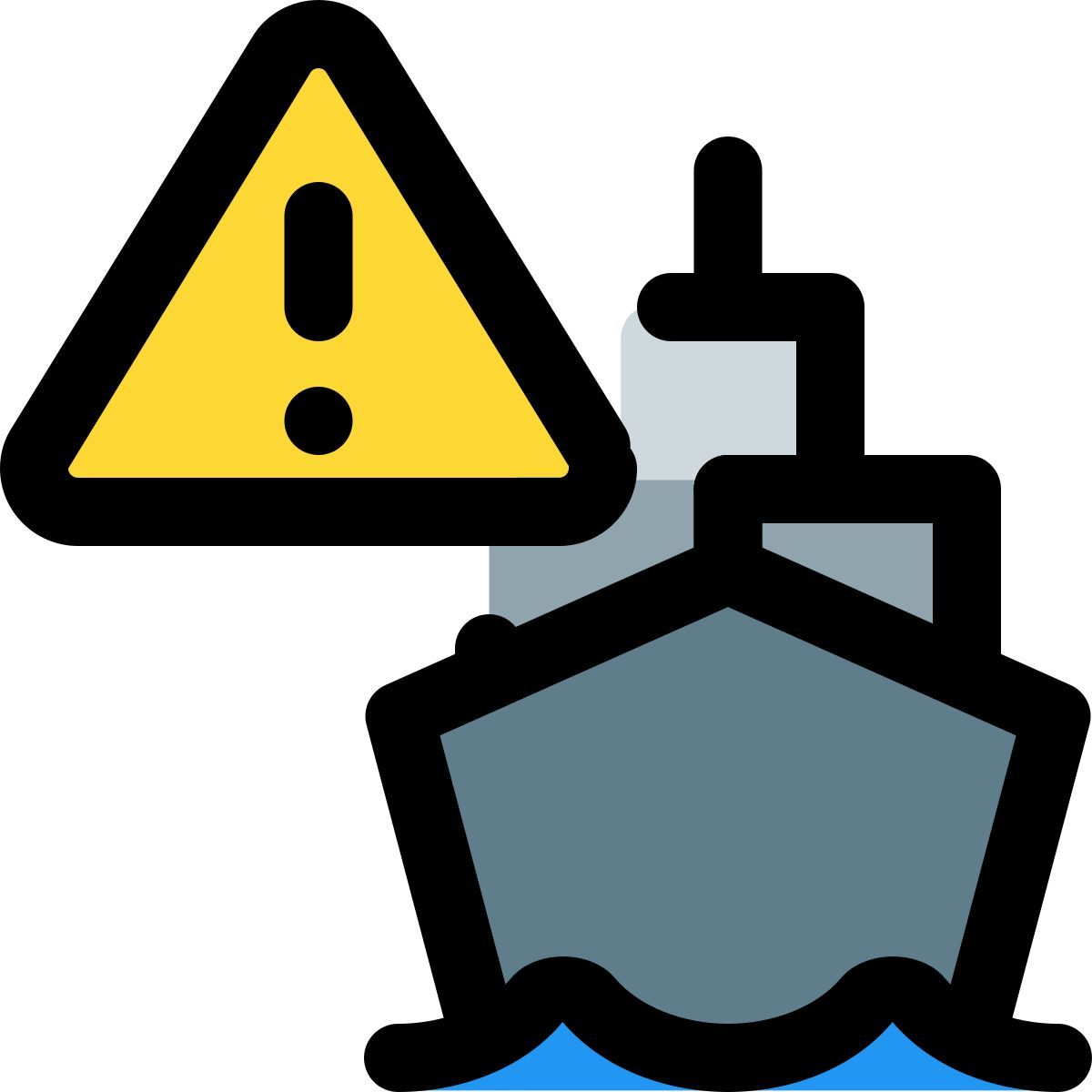 shipping problem icon