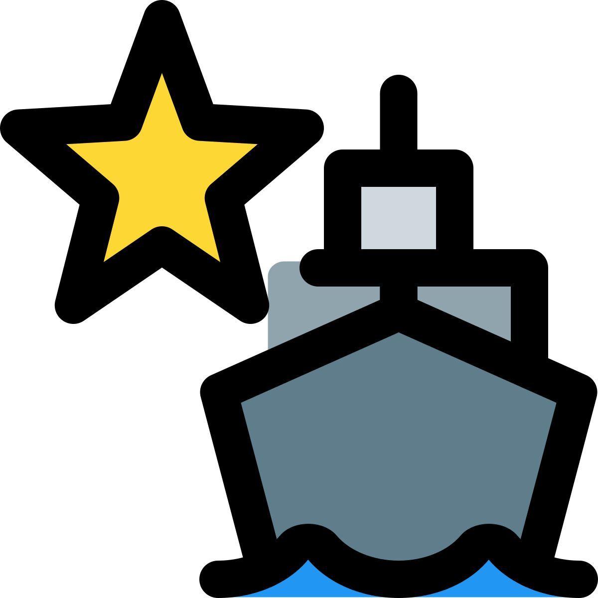 starred ship icon