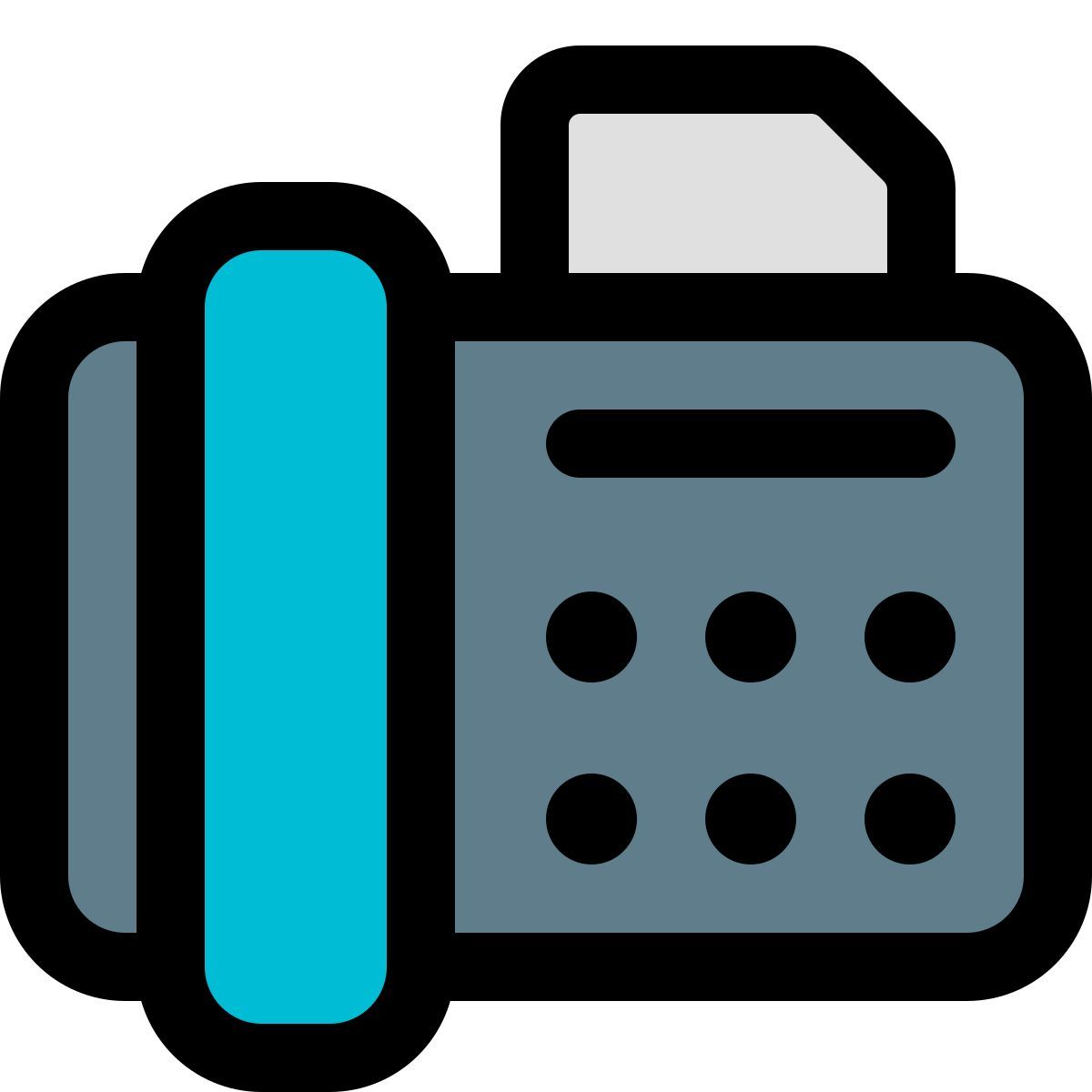fax machine icon