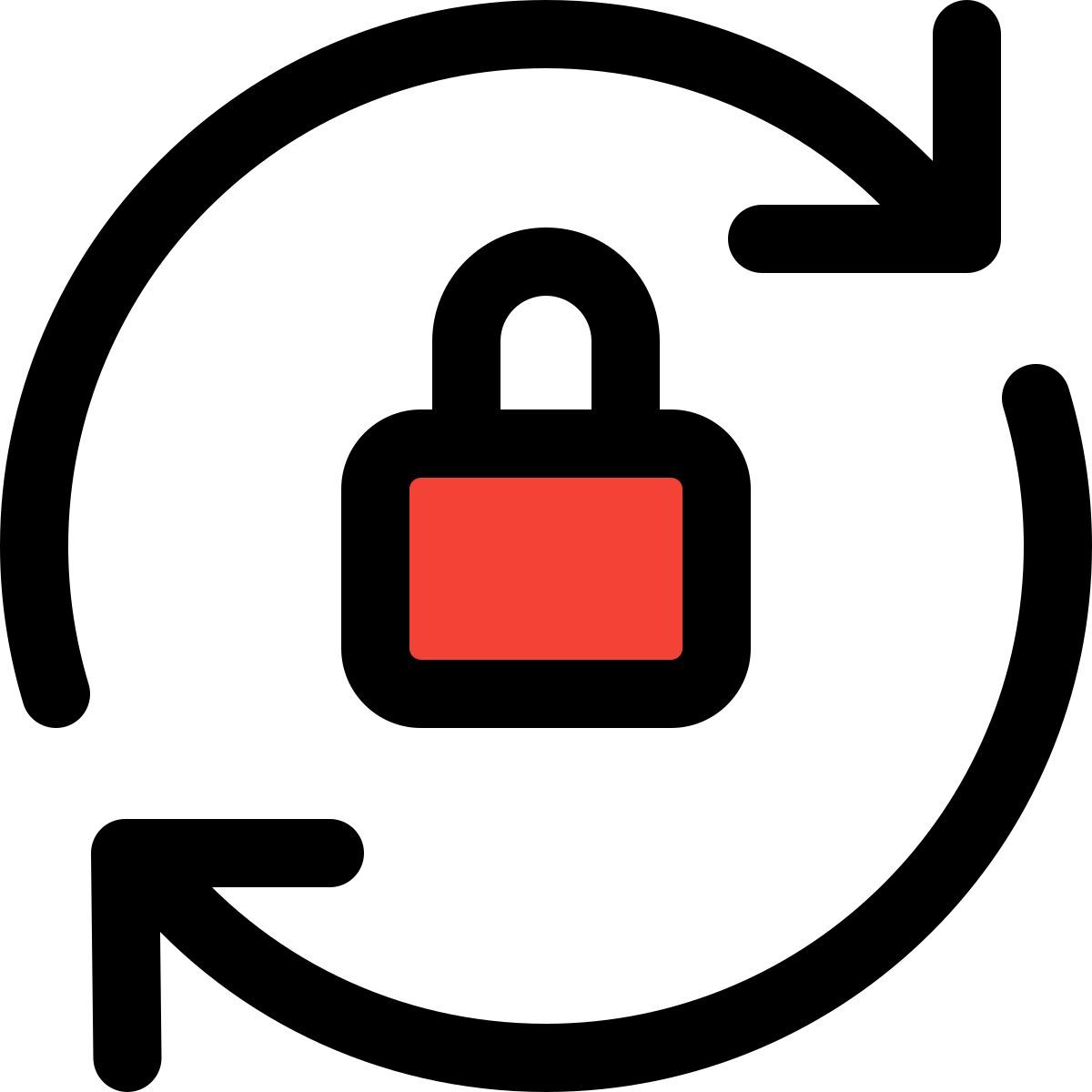 lock sync icon