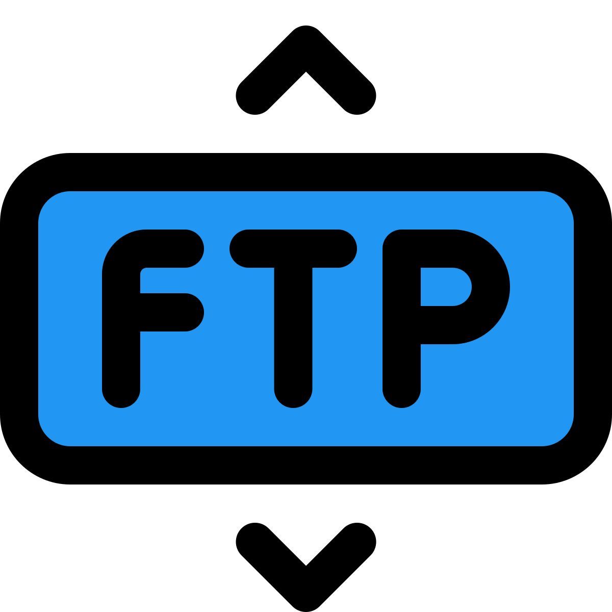 ftp up down icon