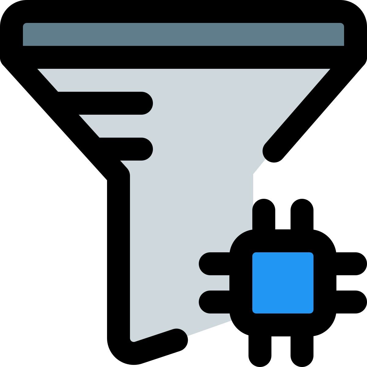 microprocessor filter icon