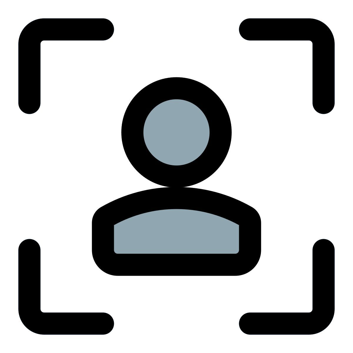 crop profile image icon