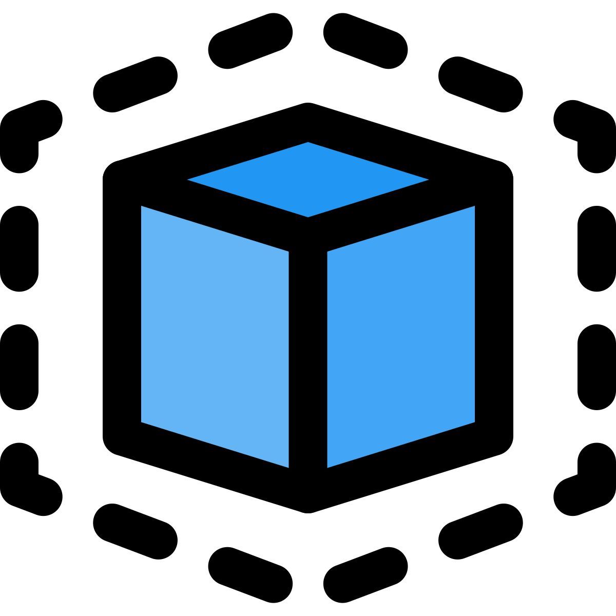 3d box model icon