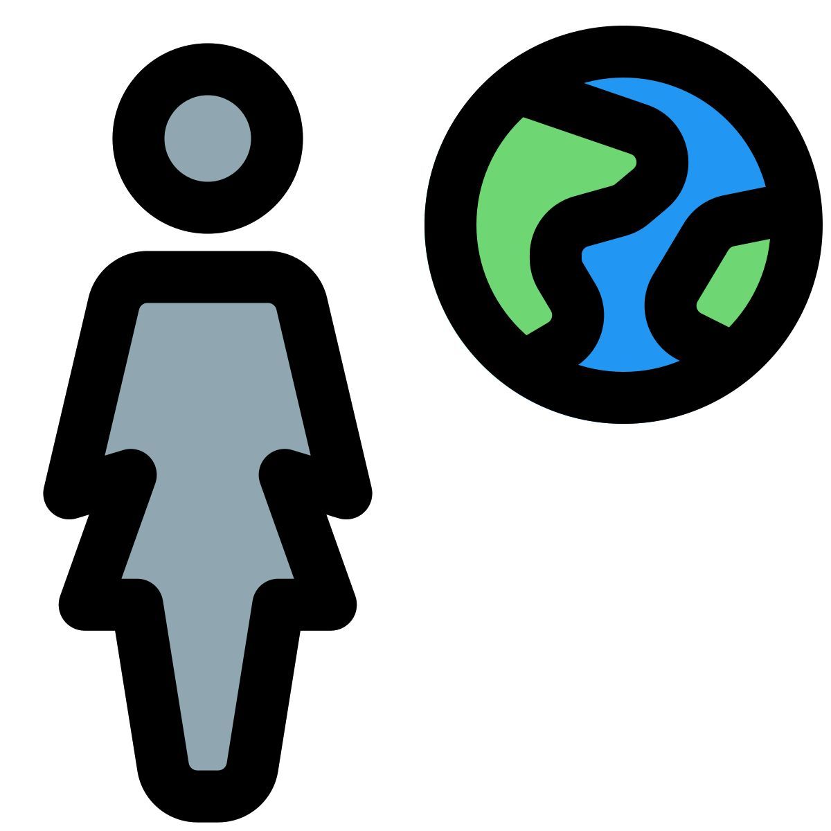 utilisateur global icon