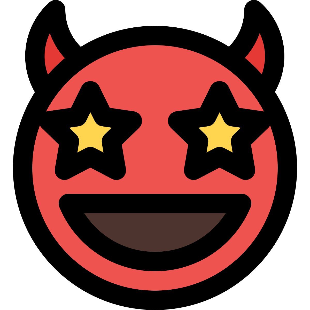 star struck devil icon