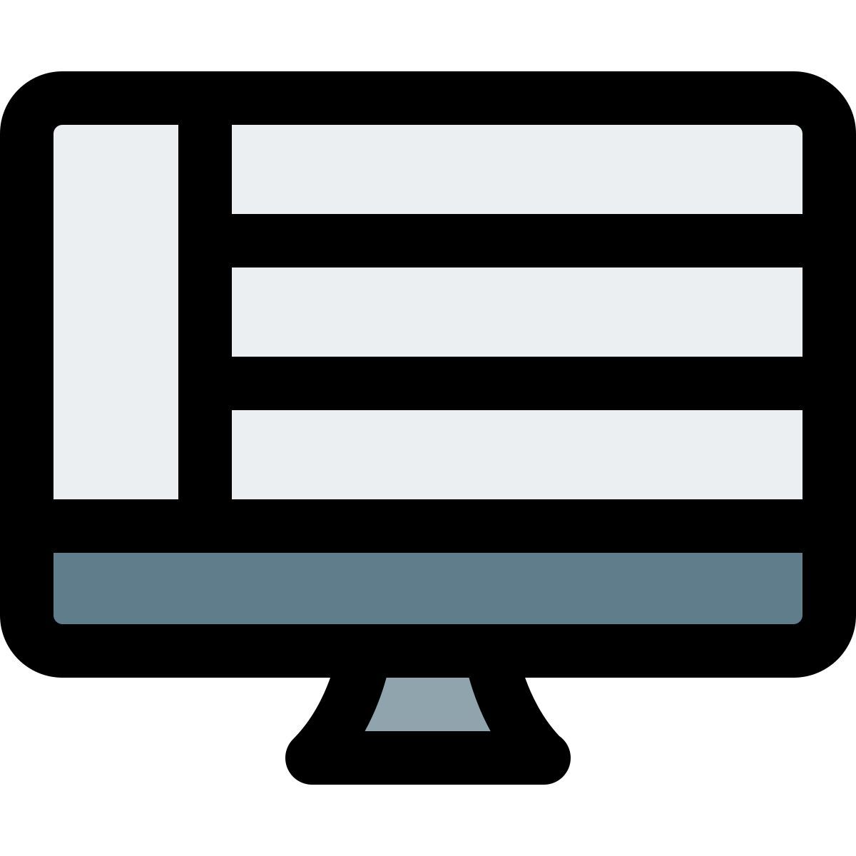 layout da área de trabalho icon