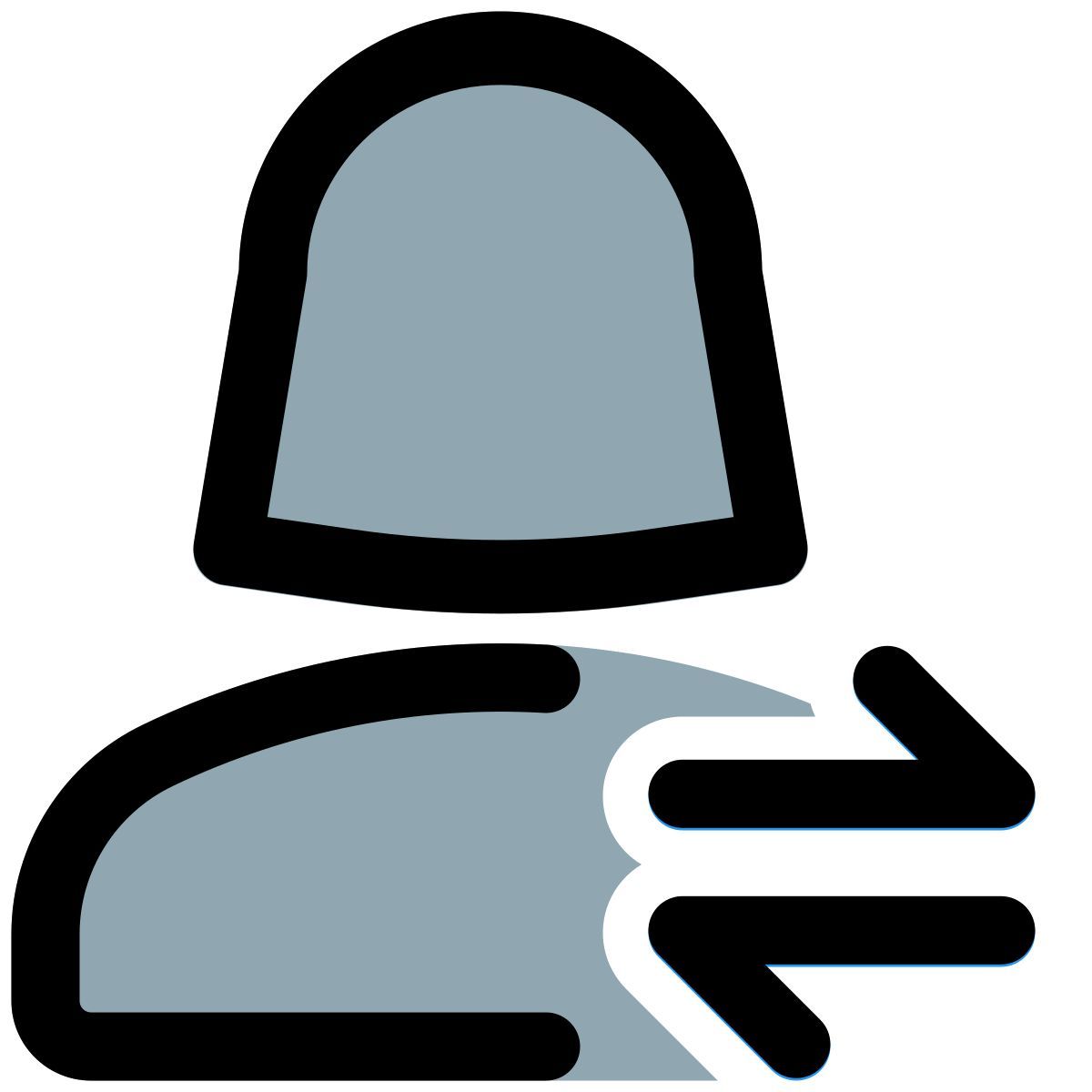 horizontal arrow direction for left and right for cellular data transfer icon