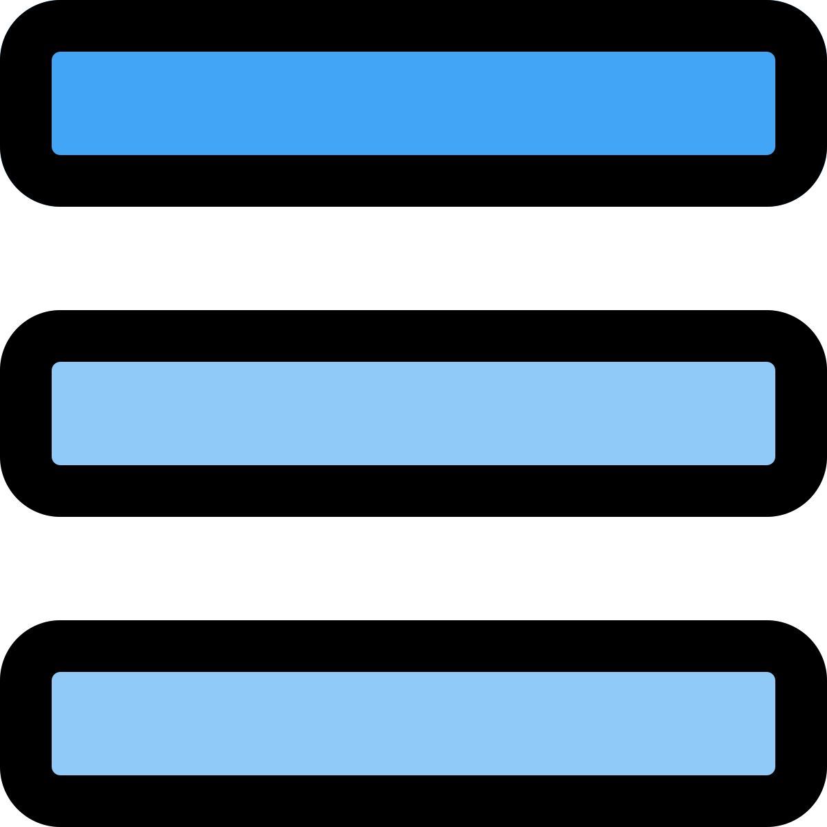 hamburger menu icon