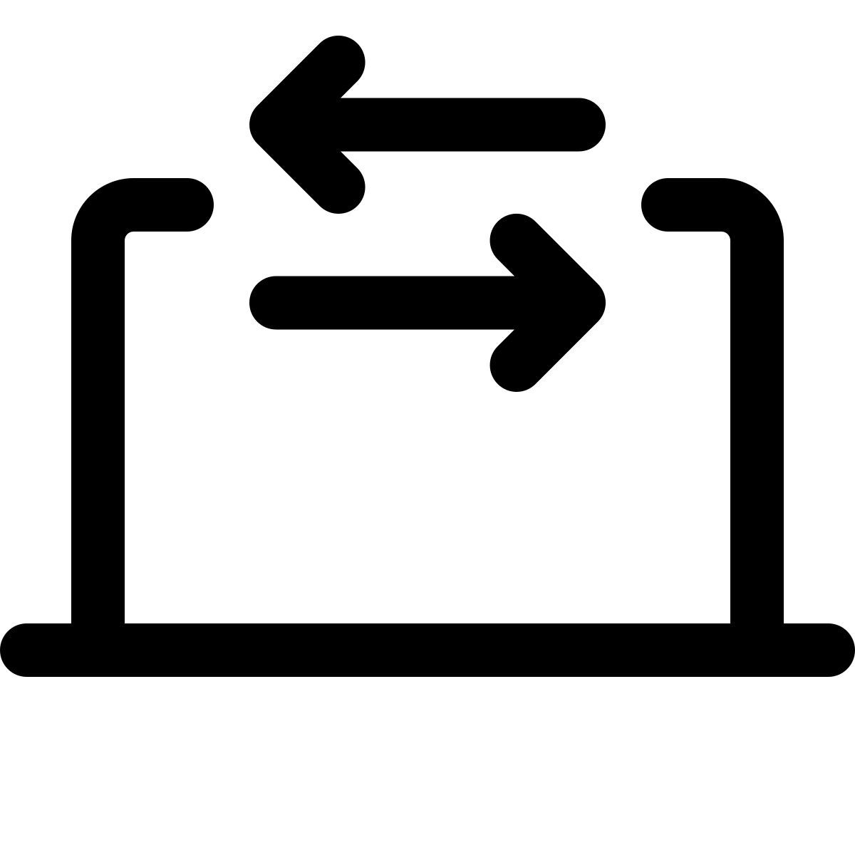 laptop data transfer icon