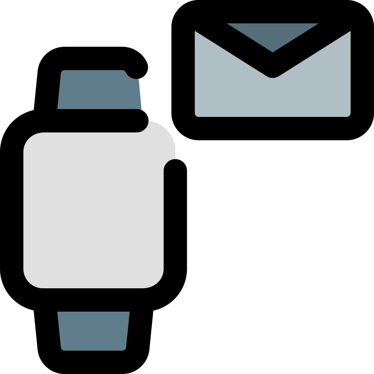 smartwatch message icon